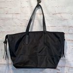 Botkier  Black Nylon Tote Weekender Bag Zipper Travel Carry On Zipper Detail Photo 4
