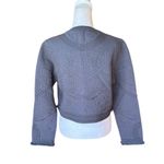 Soft Surroundings Quilted Jacket Slate Blue Gray Open Front Womens Medium NWT Photo 2