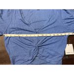 O'Neill  Hilda Blue Puff Sleeve Textured Wrap Front Crop Top Size‎ Large New Photo 13