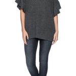 DO+BE  Heavy Knit Sweater with Short Ruffle Sleeves. Size Small. Photo 1