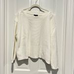 Quince  100% Organic Cotton Fisherman Boatneck Sweater Ivory XL Photo 2