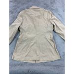 Brioni Women Beige Utility Jacket Safari Button Front Pockets Sz 46 US10 Luxury Tan Photo 2