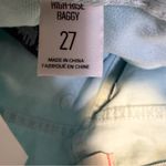 BDG Urban Outfitters High Rise Baggy Carpenter cargo jeans light blue sz 27 NWT Photo 12