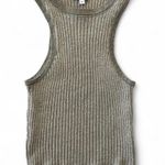 superdown Sonya Rib Sweater Tank in Gold Photo 3