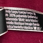 Victoria's Secret  Burgundy Lace Strappy Teddy Bodysuit XS Photo 5