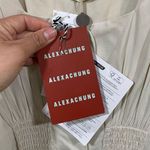 NWT ALEXA CHUNG size US 8 Gathered Front Dress Cream
Square neck long sleeve Photo 2
