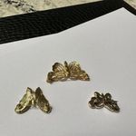 Lot Of 3 Gold Tone Brooch Pins 1 Signed Gerry’s Butterfly Insect Photo 6