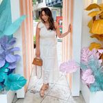 Ashley Park X RTR White One Shoulder Tie Bow Top Sz XL Photo 14