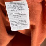 Madewell  Women's Terracotta Cotton Fall Blouse Photo 4