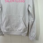 Talentless  White Logo Sweatshirt Photo 3