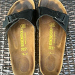 Birkenstock  Madrid Patent Leather Slide Sandals for Women Photo 0