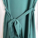 Long Sleeve Business Casual Dress Green Size M Photo 3