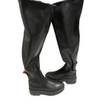 Franco Sarto Womens Black Janna Round Toe Platform Zip-Up Boots Shoes 6 M Photo 5