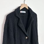 Free People Reign Textured knit Blazer Black Shabby Chic Bohemian size XS Photo 4