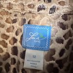 Leopard Print Women's Dress Jacket Brown Size 12 Photo 1