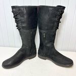 UGG  Elsa Waterproof Fleece Lined Rain Black Lace Up Women's Boots Size‎ 10 Photo 9
