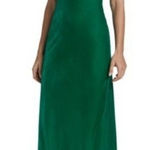 RHODE Jemima Maxi Dress Crushed Velvet Emerald NWT Size‎ 0 Green Size XL Photo 0