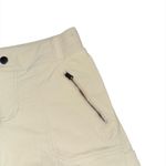 Athleta Khaki Trekkie Cuffed Low Rise Hiking Shorts Women’s 2 Tan Stretch Photo 3