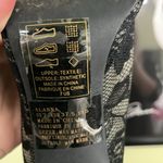 Madison by Shoedazzle Alanna high heel black suede lace booties back zip Size 7 Photo 8