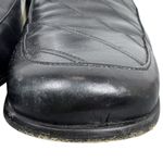 Sesto Meucci Black Penny Loafers Block Heel Shoes Size 10 Leather Square Toe Photo 9
