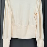 ME+EM Cream Crew Neck Sweatshirt White Photo 1