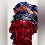 NWT  Tops Intimately Free People Velvet Baby Tee In Midnight Photo 3