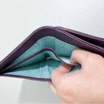 The Sak  Purple Leather Snap Closure Wallet With Card Slots and Coin Pocket Photo 6