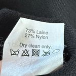 J.Crew  Wool Gold Zip Pocket Shift Dress Black Size 6 Photo 9