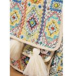 Monet Handmade Embroidered Large Boho Backpack with Tassels New with Tags Photo 9