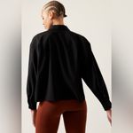 Athleta NWT  Cropped Stretch Tech Top Shirt in Black Size 2X Photo 1