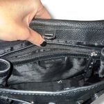 Michael Kors Black Leather Mini Backpack Studded Convertible Bag Purse Photo 5