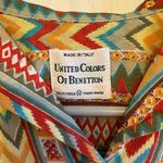 United Colors Of Benetton Vibrant Red and Yellow Casual Shirt Photo 1