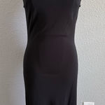 Hugo Buscati  Black Dress Open‎ Draped Back Size 6 EUC Photo 0