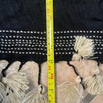 Chic Black and Gold Tassel Kimono with tie front Size undefined Photo 4