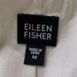 Eileen Fisher  Cream Silk Crinkle Lightweight Jacket Size M Photo 7