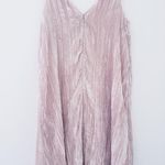 Loft Ann Taylor Maternity Crushed Velvet Relaxed Swing Dress Photo 4