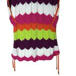 Trina Turk Zig Zag Tunic Dress Swim Cover Up crochet Cotton Knit size XS Photo 6