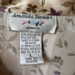 Floral Pajama Set‎ Amanda Stewart Intimates Size L Womens Sleepwear Tan Size L Photo 2