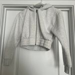 Lounge Heather gray crop sweatshirt Photo 2