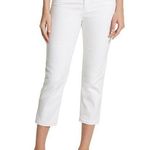 Chico's Platinum Size 0.5 US S 6 Crop Jeans Women’s White Denim Mid Rise Stretch Photo 0