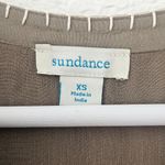 Sundance Catalog Aura Dress Olive Green Embroidered Embellished Boho Casual Photo 3