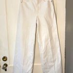 Paige  Sasha Wide-Leg Ankle Jeans White NWOT Size 27 Photo 5