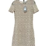 Guess "Charlotte" Boho Crochet Lace Mini Dress Women Size S Cottage Cocktail Photo 2
