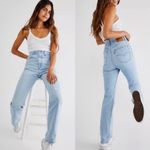 Levi's 70s high slim straight light jeans size 32 light wash Photo 2