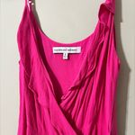 Cupcakes & Cashmere size small wrap dress in azalea pink adjustable straps ties Photo 8