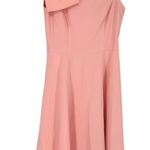 Gal Meets Glam Yvonne Dress One Shoulder Midi Dress Rose Quartz sz 6 Altered NWT Photo 0