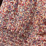 American Eagle  Outfitters Smocked Floral Peplum Sleeve Crop Top V-Neck M… Photo 1