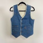 Levi's VTG 70s Levi’s Orange Tab Sherpa-Lined Trucker Jacket – Small – Photo 1