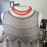 None Vintage CHINESE ANTIQUE NATURAL
CARNELIAN BEAD NECKLACE Photo 2