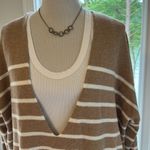 Solid & Striped NWT  The Lowell Wool/Cashmere Low V-neck Sweater, Size Large Photo 3